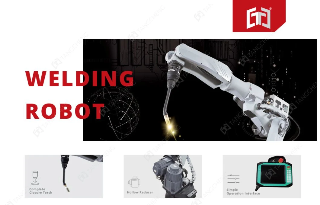 6 Axis Industrial Automatic Welding Robot Arm Spot Robotic Welding MIG