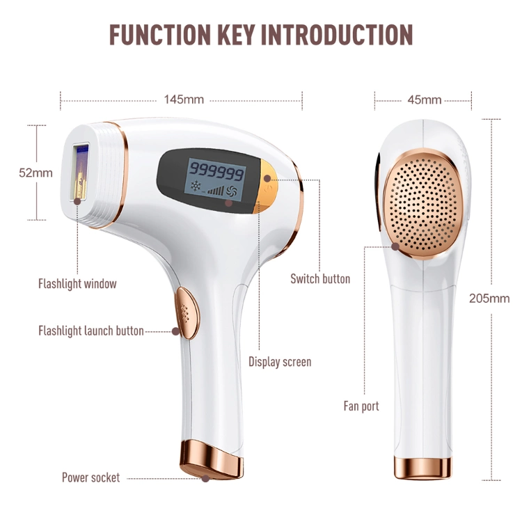 2022 Professional IPL Photon Depilator Freezing Point Laser Hair Removal Machine Home Device