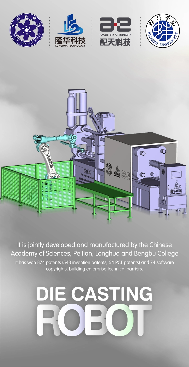 50kg 6-Axis Industrial Robot Arm for Machine Tending, Quality Inspection, Polishing, Pick and Place, and Screw Driving