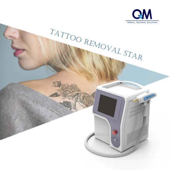 ND YAG Laser 1064nm 532nm 1320nm Détatouage Pigmentation Nettoyage Beauté Équipement